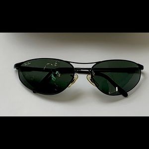 Ray-Ban RB 3131 Black  Metal Sunglasses